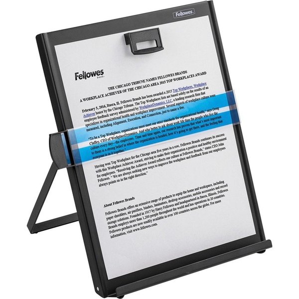 Fellowes Metal Copyholder, Letter, 10-5/8"x8-3/8"x11-3/8", Black FEL11053